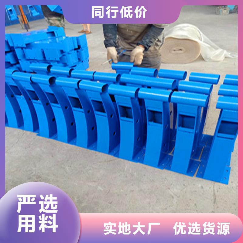 河道护栏人车分流栏就近发货当地生产厂家