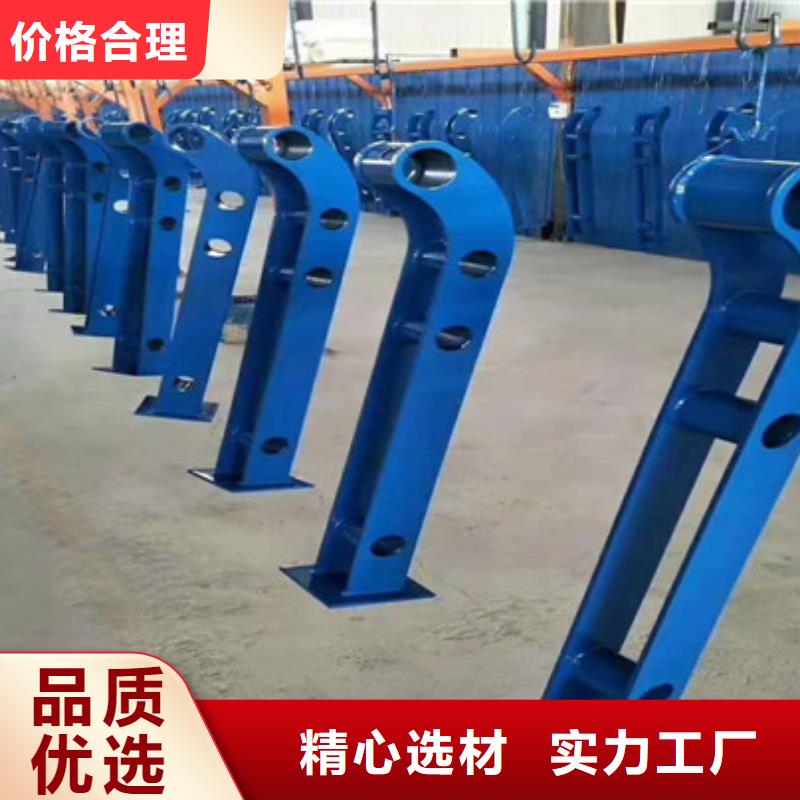 不锈钢复合管护栏人车分流栏海量库存当地厂家