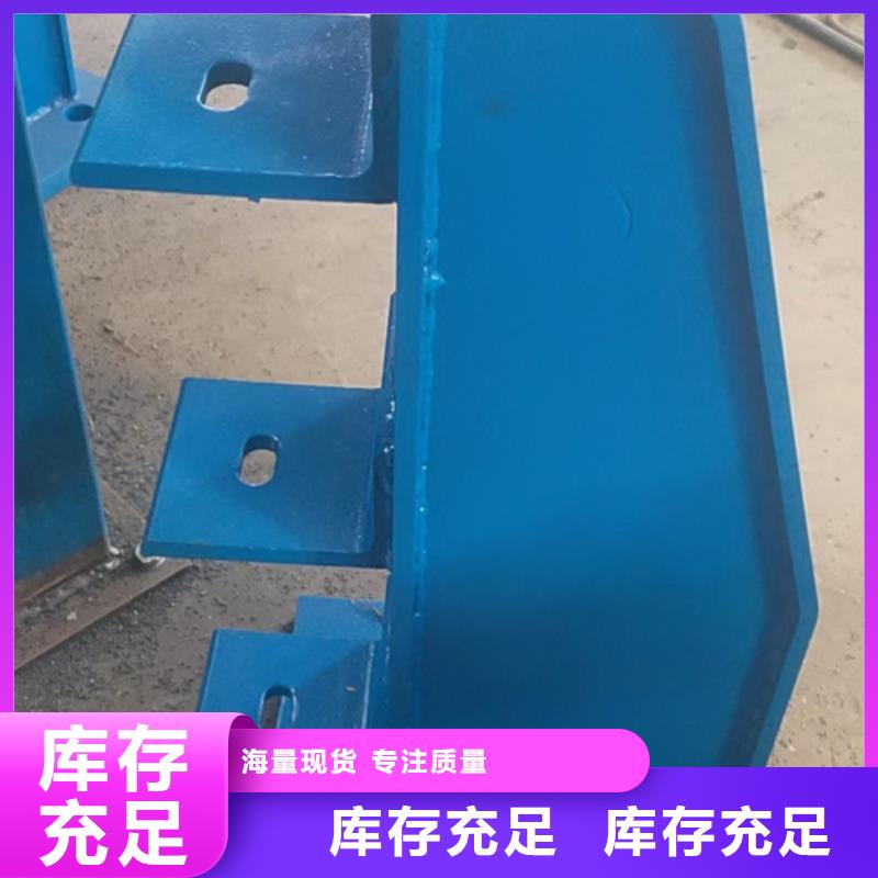 桥梁防撞护栏立柱厂家-可来厂参观货源直供