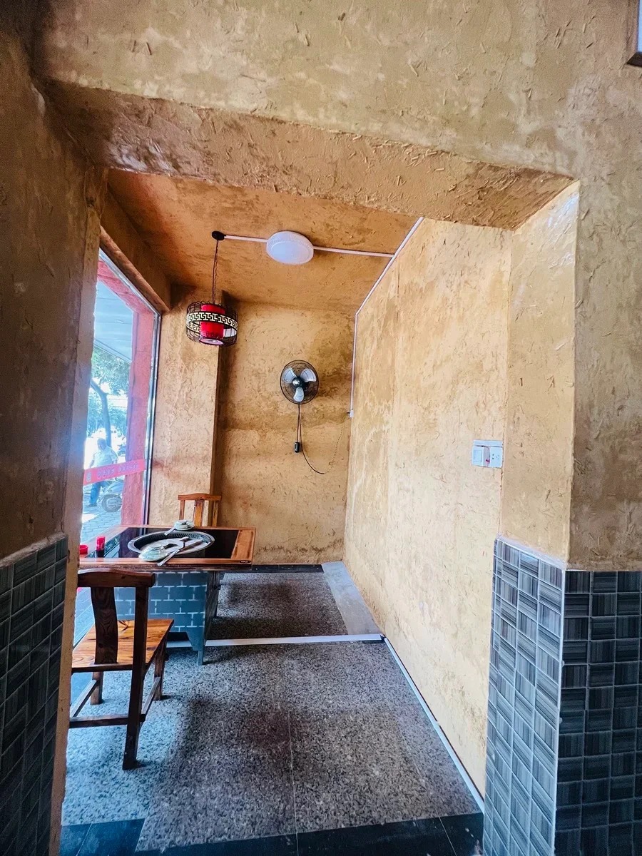 断层仿泥巴墙涂料价格#稻壳漆#仿泥巴稻草漆#美丽乡村建设